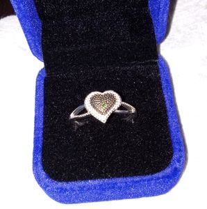 Diamond accent Heart ring